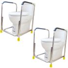 Toilet Safety Support Bar Hand Rail Bathroom Seat Frame Medical Handicap Disability Get UP Assistant