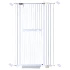 extra tall 150cm baby pet security gate metal safety guard tension pressure mounted for children dog kitten adjustable width range 86.5-92.5cm largest gap between bars 42mm model a1
