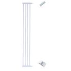21cm wide extension panel kit for extra tall 150cm baby pet security gate metal safety guard tension pressure mounted for children dog kitten