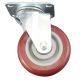 heavy duty plastic caster wheel solid hard plastic castor 4 inch swivel without lock brake single