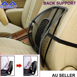 Mesh Lumbar Back Support Cushion Seat Posture Corrector Car Office Chair Home