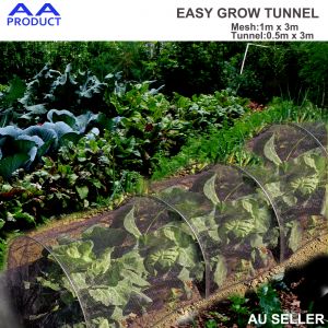 easy garden grow tunnel with frame
