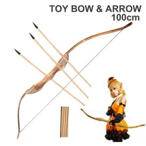 toy wood bow and arrow cosplay book week party gift archery set practice children kids play