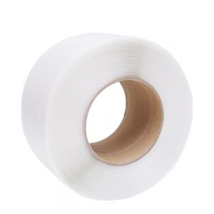 1 roll/1.5km light duty pet/pp strap for carton box strapping bundle packing wrapping for both clip and heat sealing max tension 50kg no clips