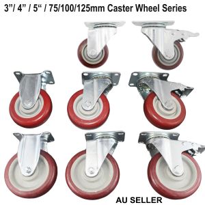 Heavy Duty Solid Hard Plastic Caster Wheels Castor Wheel 3