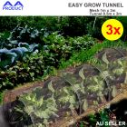 easy garden grow tunnel with frame