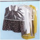 3x Clear Plastic Suit Dress Coat Shoulder Garment Clothes Dust Covers