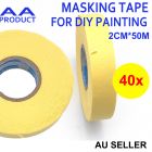 masking tape 2cm wide 40 rolls bundle
