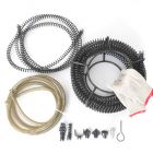 plumbing drain snake auger cable cleaning unblocker unclogger 15 meters