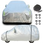 universal aluminium waterproof car cover from water heat dust sunlight auto rain cover with elastic strap&hook model yxxl fit for large suv max 5.3x2.1x1.85m(lxwxh)