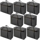 8x medium home storage bag waterproof clothes quilt organizer for moving house luggage xmas christmas tree model #35 black