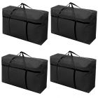 4x large home storage bag waterproof clothes quilt organizer for moving house luggage xmas christmas tree model#180 black