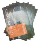 5x cotton canvas artist pad book for acrylic and oil painting art a3 297x420mm 280gsm,10 pages