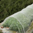 riin 1x Garden Anti-Insect/bug Net Tunnel Kit Crop Plant Veggies Mesh Cover Protection Anti-Bird Small Animal 1.6x4m White