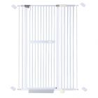 extra tall 150cm baby pet security gate metal safety guard tension pressure mounted for children dog kitten adjustable width range 97-103cm largest gap between bars 42mm model a2