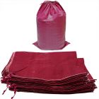 20x large home storage bag cheap plastic woven waterproof sack clothes quilt organizer for moving house xmas christmas tree model110 red size 110cm l x 75cm w with pull string