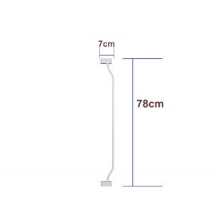 Height 78CM Width 7CM Extension Bar for the 78CM High Main Gate Only