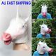 Unicorn Mask Horse Head Latex Prop Rubber Party Animal Halloween