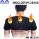 Self Heating Large Double Shoulder Support Wrap Pain Relief Magnetic Brace Belt Band XL