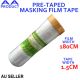 180CM Extra Wide Tape and Drape Pre-taped Masking Film Tape 12M Long