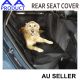 Waterproof Car Rear Seat Cover Protector Hammock Mat for Pet Dog Black