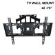 TV Wall Mount Bracket Heavy Duty Full Motion Tilt Swivel Pivot 42 50 55 60 65 70 Inch