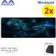 2x Extra Large /Fancy Mousepad Keyboard Pad Mouse Mat Desktop Game Laptop Computer Atlas Dragon