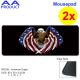 2x Extra Large /Fancy Mousepad Keyboard Pad Mouse Mat Desktop Game Laptop Computer American Eagle