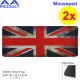 2x Extra Large /Fancy Mousepad Keyboard Pad Mouse Mat Desktop Game Laptop Computer British Flag