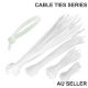 1000pcs PACK Cable Ties Nylon Zip Tie Wrap 2.5*100mm White