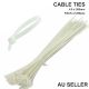 250pcs PACK Cable Ties Nylon Zip Tie Wrap 4.8*300mm White