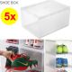 hard plastic shoe box White