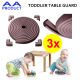 3xToddler Baby Kid Safety Soft Foam Table Edge Corner Cushion Protector Softener