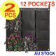 2pcs 12 Pocket Vertical Garden Wall Planter Hanging Planters Bag GREAT FOR HERBS