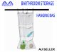 Bathroom Shower Tub Toilet Door Hanging Storage Mesh Bag Organizer Holder