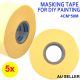 4cm masking tape 5pcs bundle