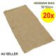 20X Heavy Duty Large Hessian Bag Jute Sack for SandBag Garden Produce Chaff Farm Storage 50*80cm