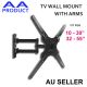 TV Wall Mount Bracket Pivot Arm Full Motion Lcd Led Plasma Flat Tilt 32 46 47 50 52 55 Inch Lg Sony