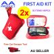 2pcs 180pcs Emergency Survival Equipment Kit First Aid Medical Bag for Car Sports Camping Travel