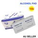 alcohol pads, alcohol wipes