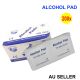 200x Alcohol Pad Antiseptic Disinfect Wipes 75% Ethyl Nail Cleansing Skin Prep