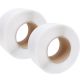 2 roll/3km light duty pet/pp strap for carton box strapping bundle packing wrapping for both clip and heat sealing max tension 50kg no clips