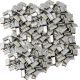 1.6kx metal clips for plastic/pet/pp strap fit for strap max width 16mm for light duty carton strapping box packing bundle