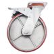 heavy duty metal caster wheel 8inch 20cm industrial castor swivel with lock/brake single