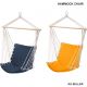 Hanging Swing Hammock Chair with Stick Sponge Cushion Indoor Outdoor Rope 2 colors