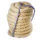 natural jute rope burlap hemp twine cord hessian string wire heavy duty strong home decor art craft gardening decking 50mm thick x 25m long
