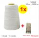 0.5mm x 1000M Poly Stitching Thread for portable Bag Sealer total 1,000 m + 10 needle
