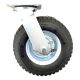 8 inch pneumatic caster wheel inflatable industrial castor swivel without lock singel piece