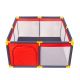Portable Fabric Baby Playpen Fodable Safety Gate Toddler Fence Collapsible Kid Play Pen Yard Room Small 128x128x66cm