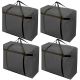 4x medium home storage bag waterproof clothes quilt organizer for moving house luggage xmas christmas tree model #35 black